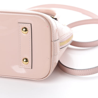 Louis Vuitton Vernis Flowers Alma BB Rose Ballerine 6 of 7