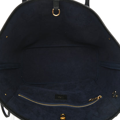 Louis Vuitton Empreinte Monogram Giant Neverfull MM Black 6 of 12