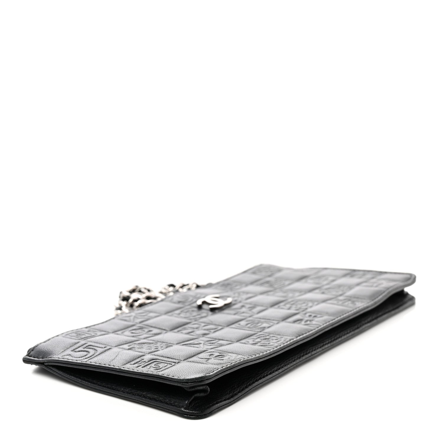 Chanel Lambskin Precious Symbols Pochette Black 4 of 10