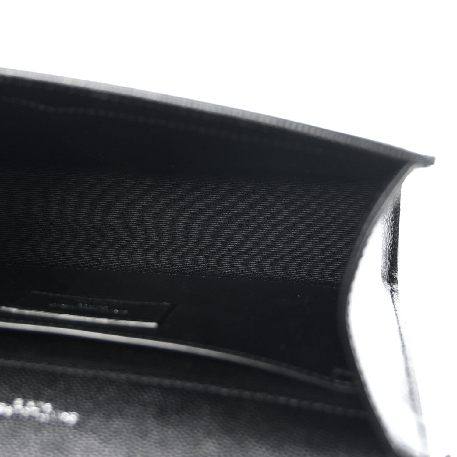 Saint Laurent Grain De Poudre Small Monogram Kate Satchel Black 5 of 9