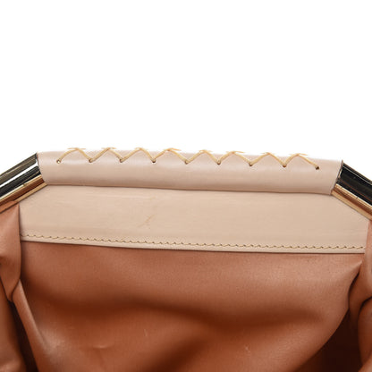 Versace Satin Chain Satchel White 16 of 16