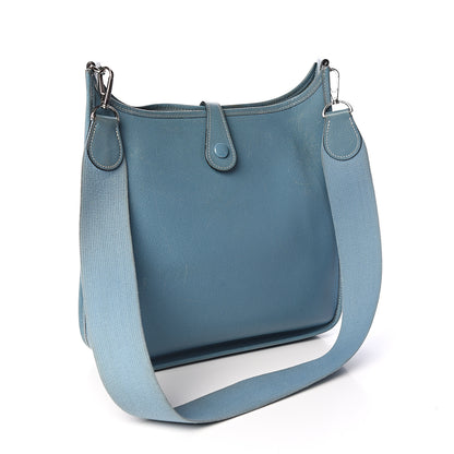 Hermes Epsom Evelyne PM Blue Jean 2 of 12