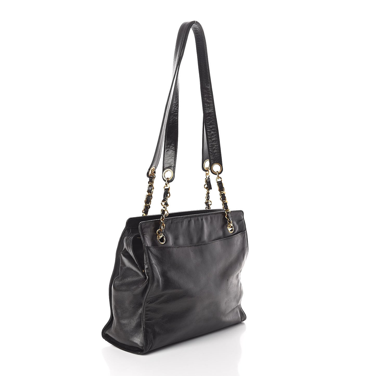 Lambskin CC Shoulder Bag Black