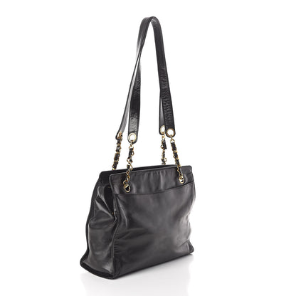 Chanel Lambskin CC Shoulder Bag Black 3 of 12