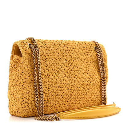 Saint Laurent Raffia Monogram Medium Jamie Wheat 3 of 10