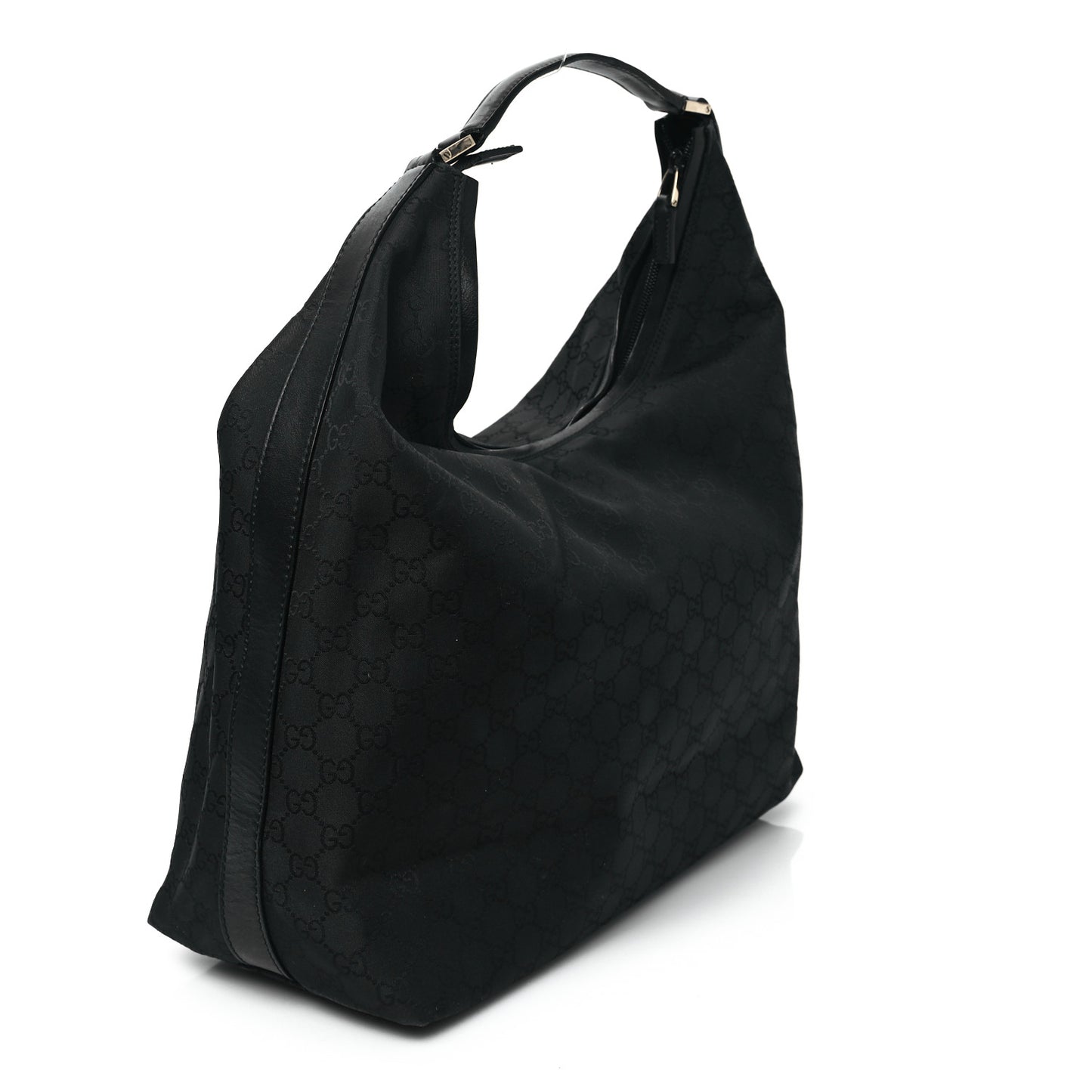 Nylon Monogram Large Hobo Black