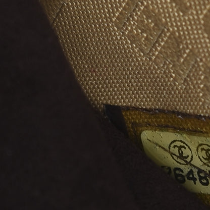 Chanel Suede Accordion Flap Brown 9 of 11