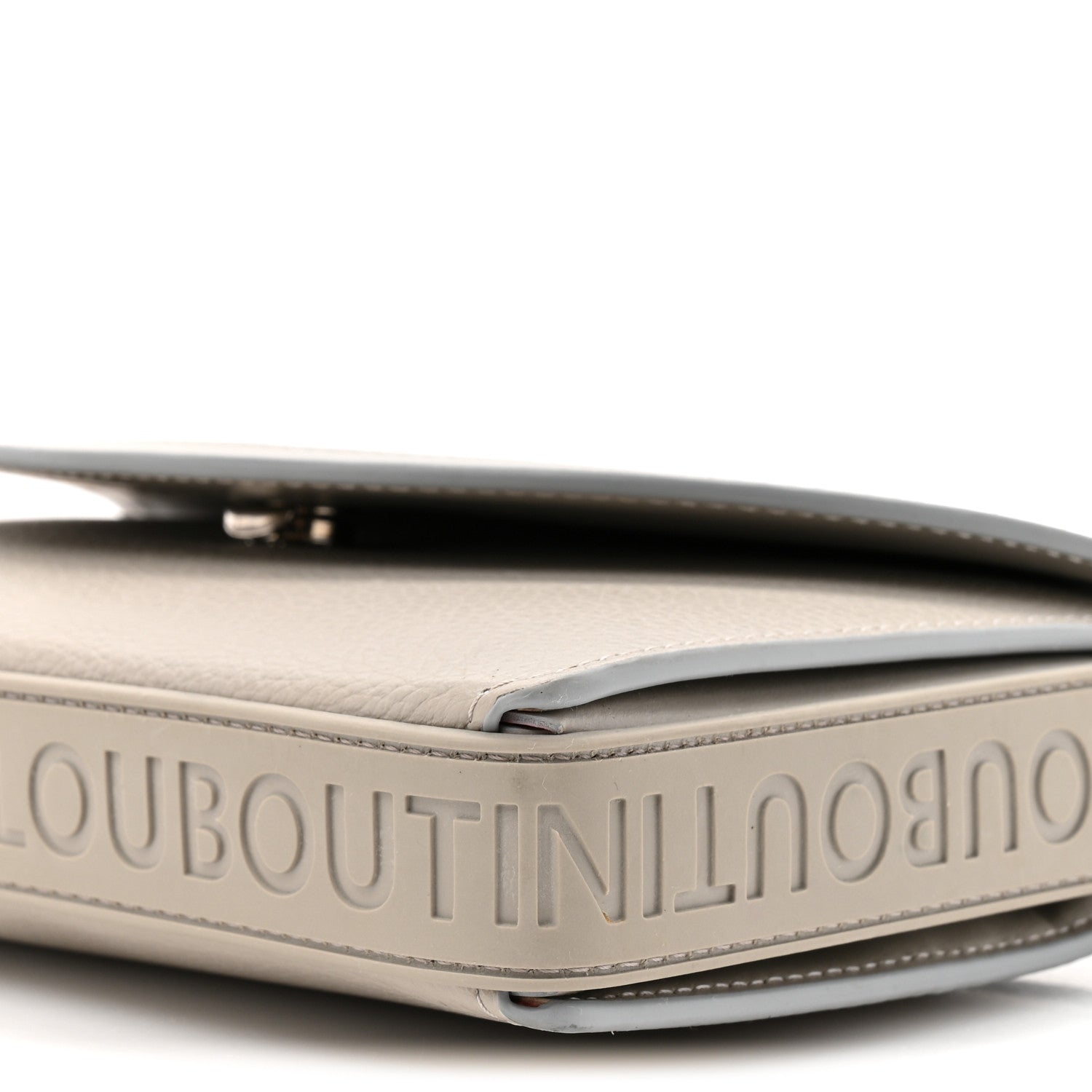 Christian Louboutin Calfskin Explorafunk Wallet On Strap Goose 10 of 13