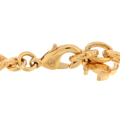 Chanel Crystal CC Chain Link Bracelet Gold 3 of 3
