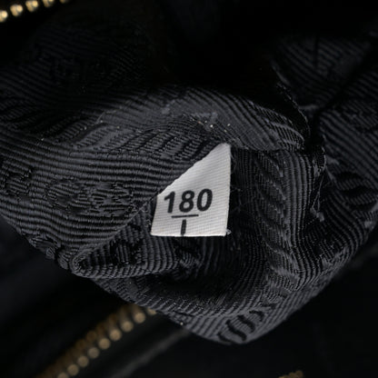 Prada Nylon Calf Corsaire Bag Black 7 of 16