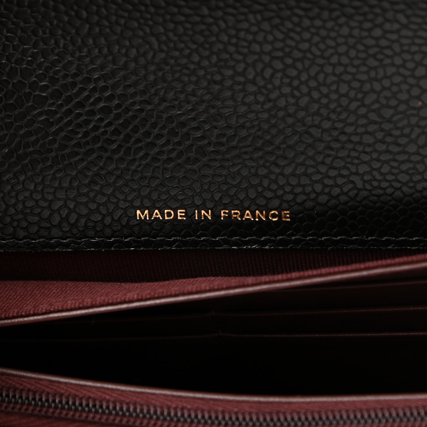 Chanel Caviar Quilted Large Gusset Flap Wallet Black 7 of 9