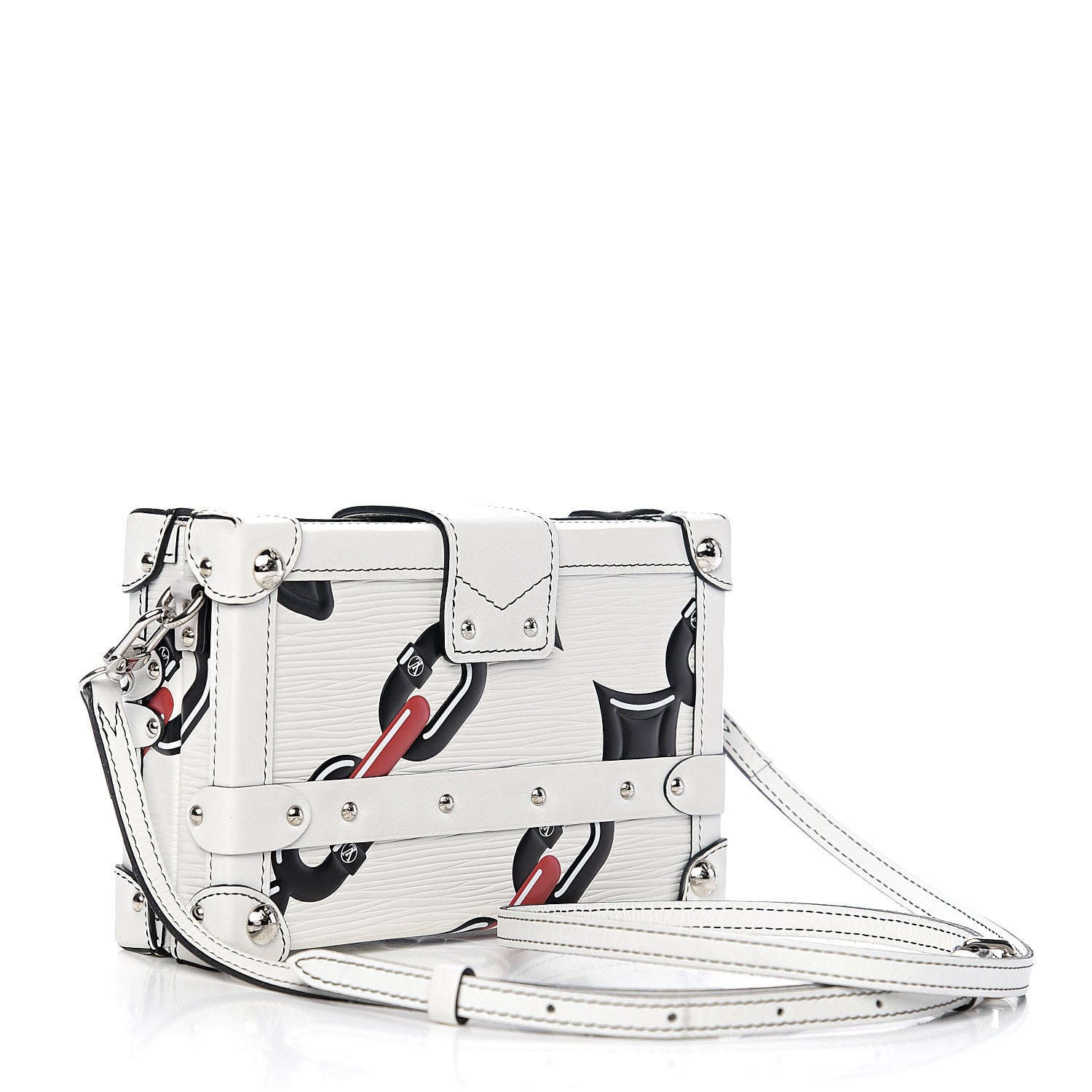 Louis Vuitton Epi Petite Malle White 2 of 10
