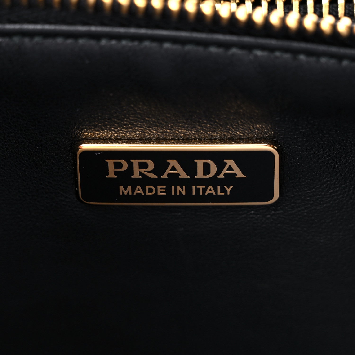 Prada Jacquard Calfskin Triangolo Symbole Embroidered Mini Triangle Double Bag Black Corda 7 of 10