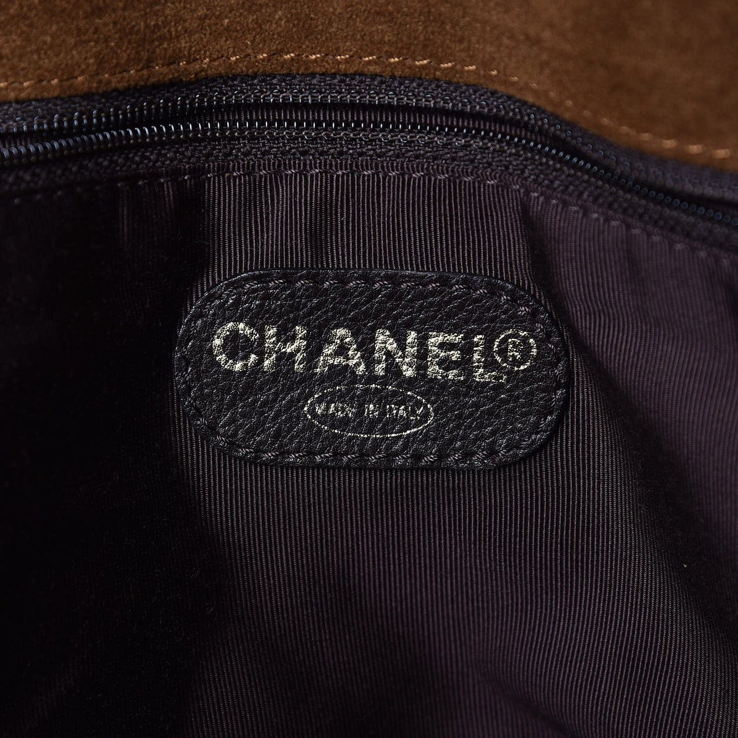 Suede CC Shoulder Bag Brown