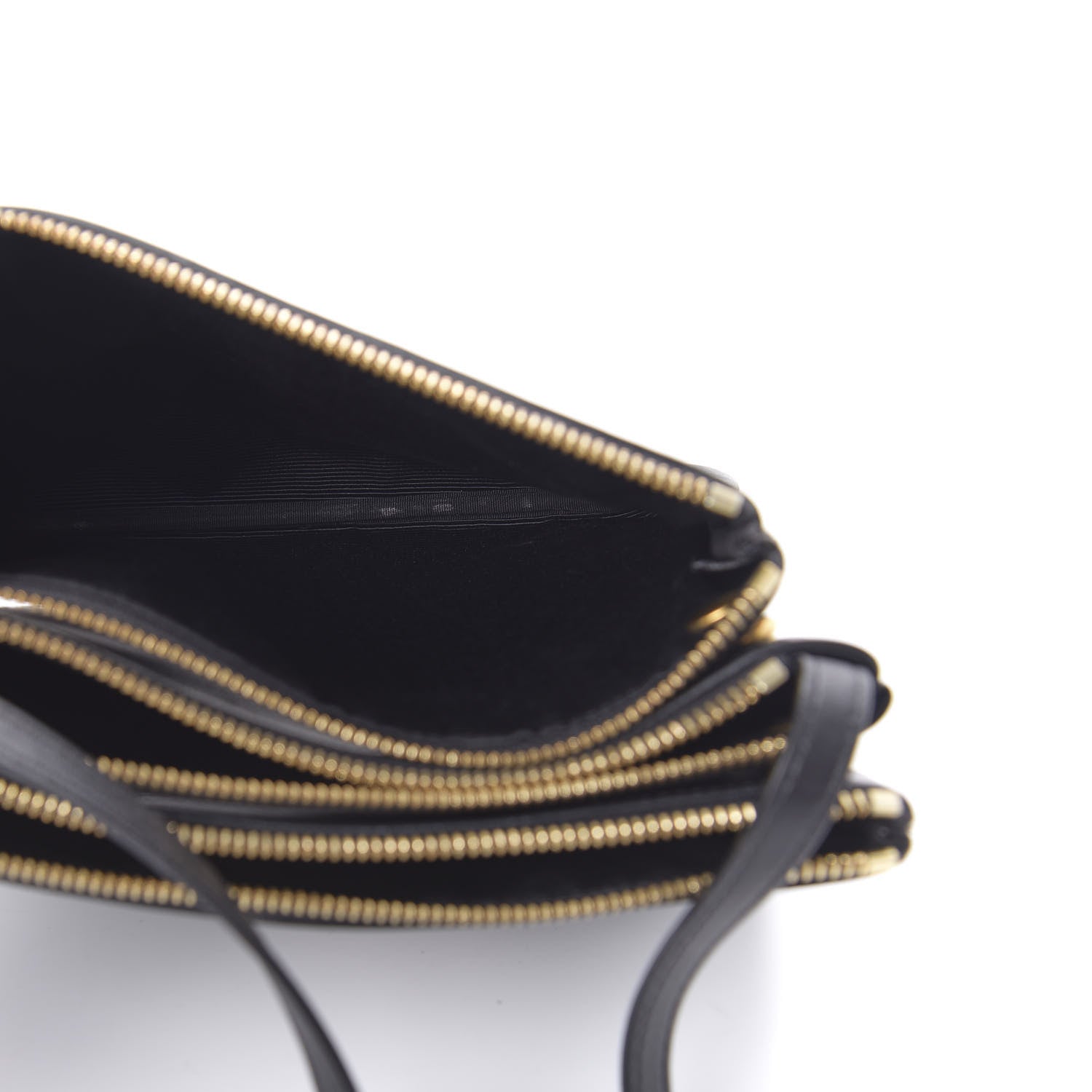 Celine Lambskin Small Trio Crossbody Bag Black 5 of 9
