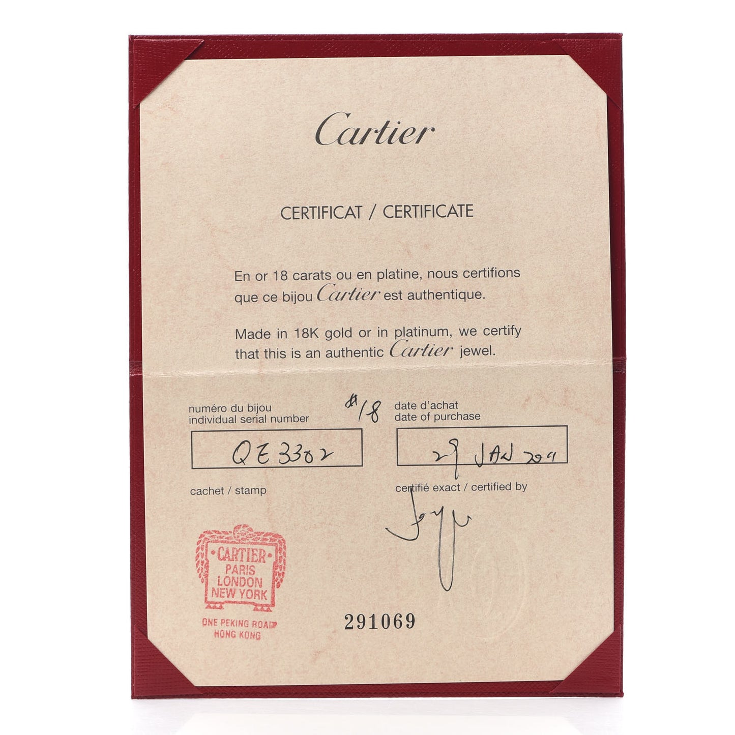 18K Pink Gold 4 Diamond LOVE Bracelet 18