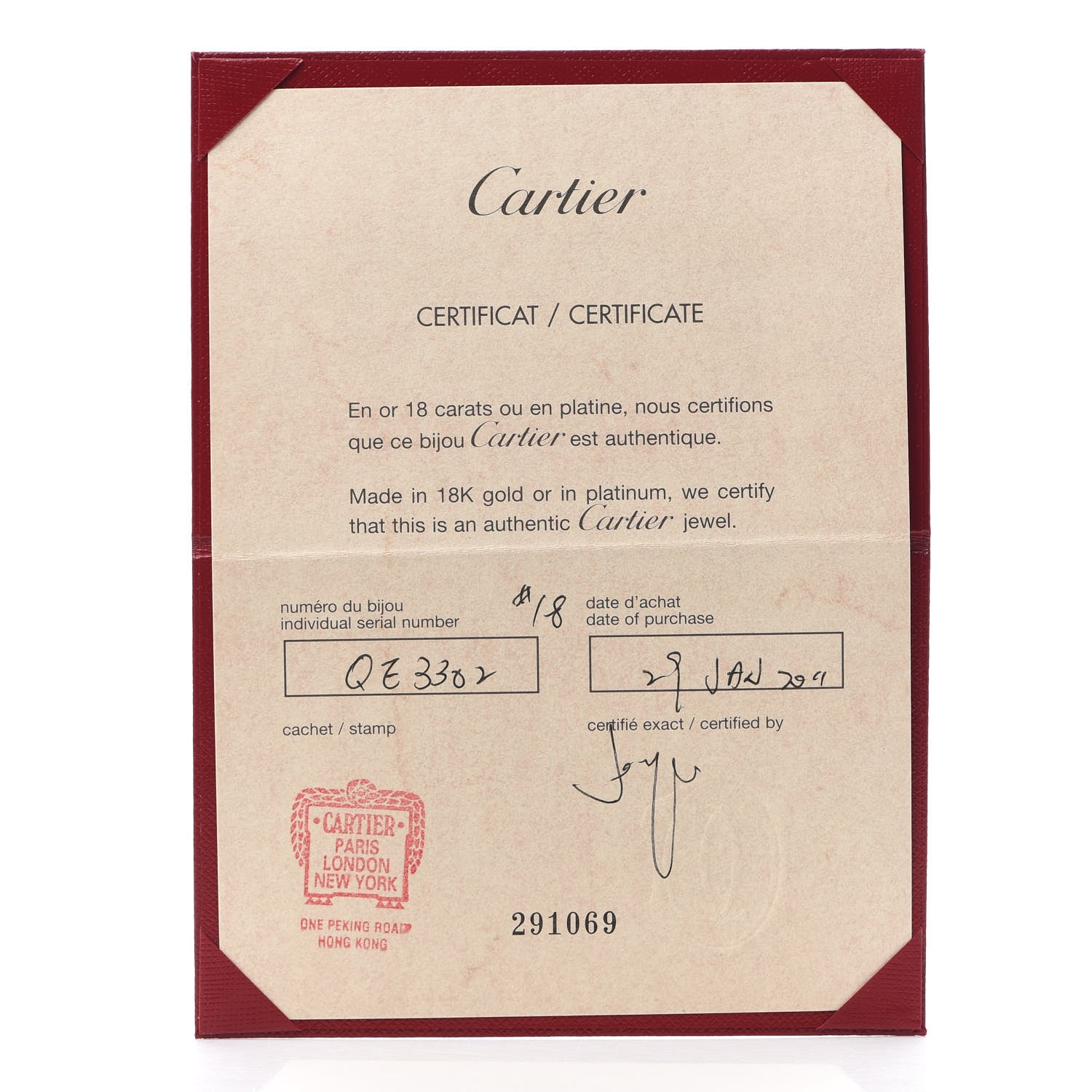 Cartier 18K Pink Gold 4 Diamond LOVE Bracelet 18 7 of 8