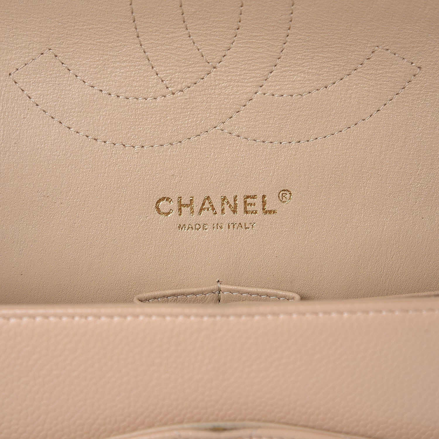 Chanel Caviar Quilted Jumbo Double Flap Beige Clair 6 of 13