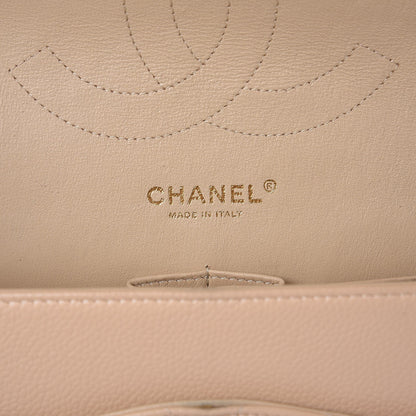 Chanel Caviar Quilted Jumbo Double Flap Beige Clair 6 of 13