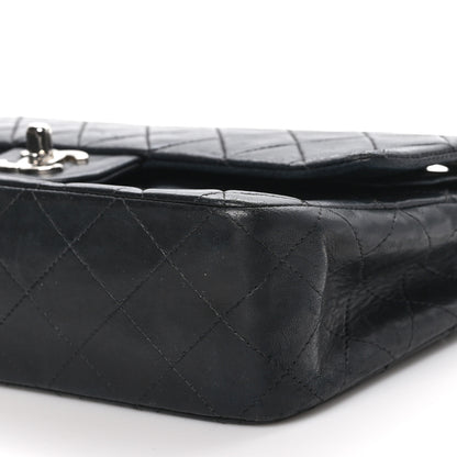 Chanel Lambskin Quilted Medium Double Flap Black 10 of 11