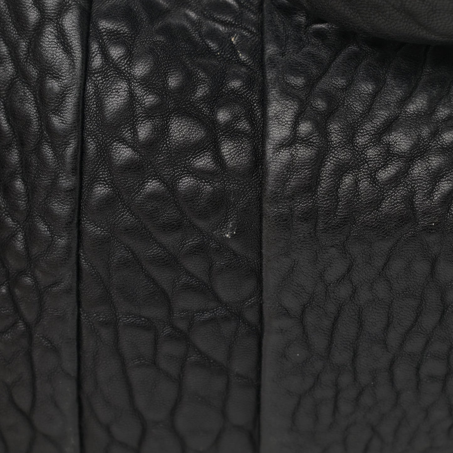 Pebbled Lambskin Rocco Black Rose Gold Hardware