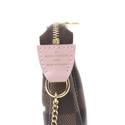 Louis Vuitton Damier Ebene 2020 Christmas Animation Big Wheel Mini Pochette Accessories Rose Ballerine 7 of 10