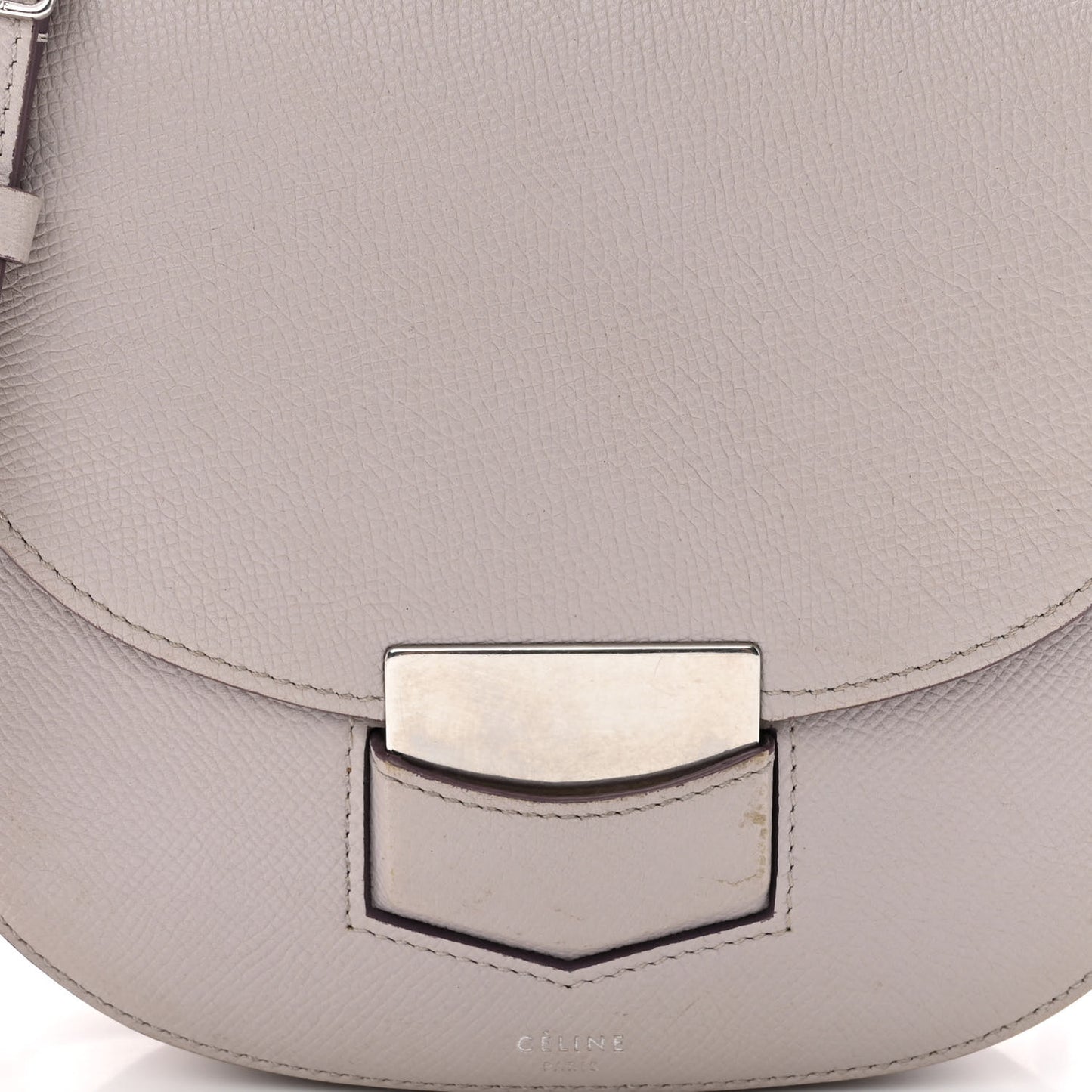 Grained Calfskin Medium Trotteur Ballerina