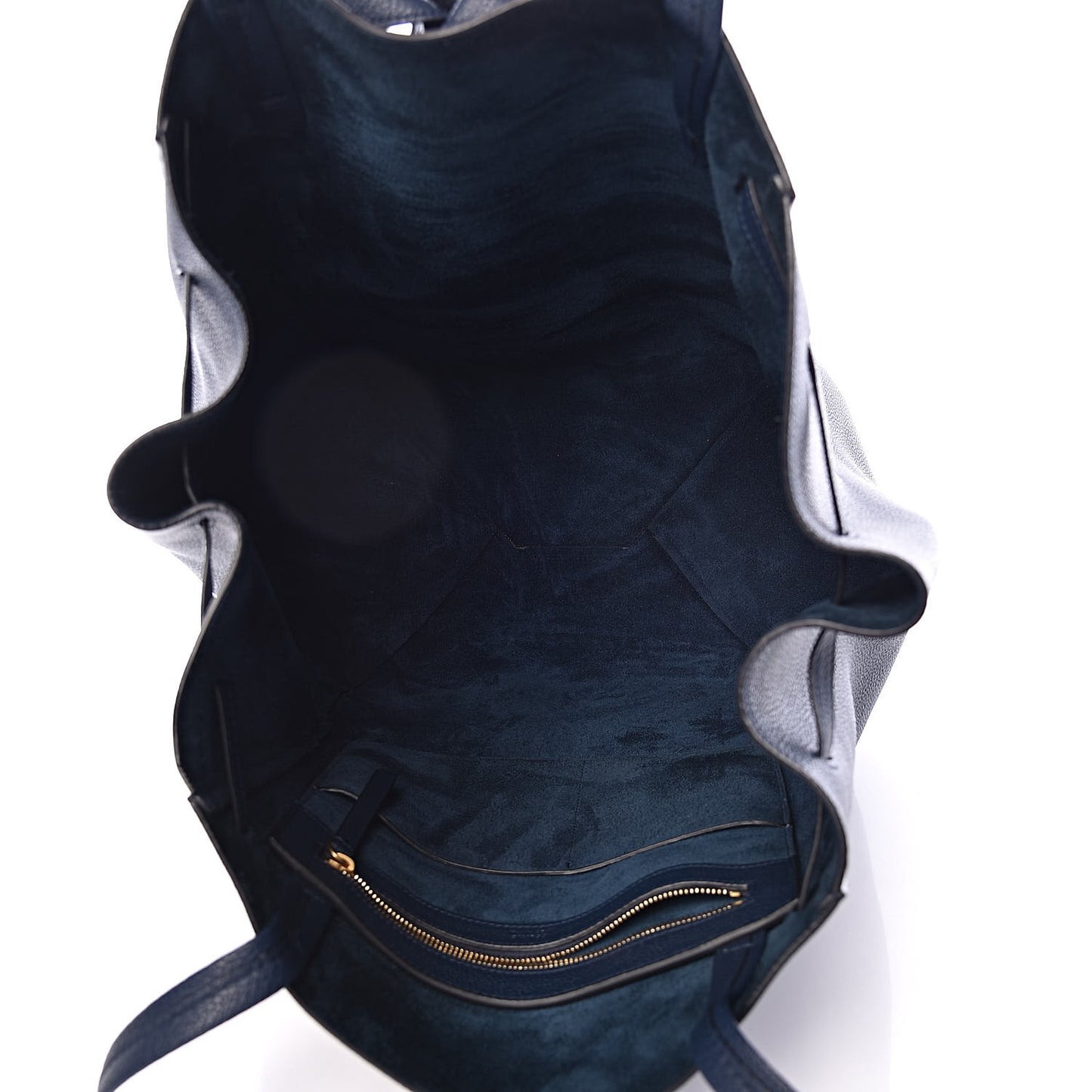 Soft Grained Calfskin Medium Belt Cabas Phantom Abyss Blue