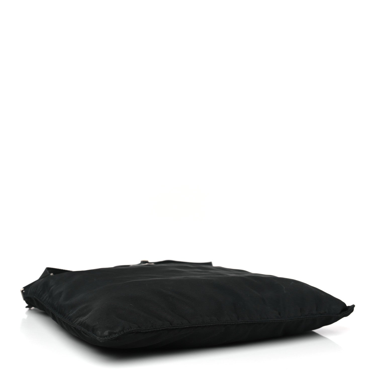 Prada Nylon Vela Flat Messenger Bag Black 3 of 7