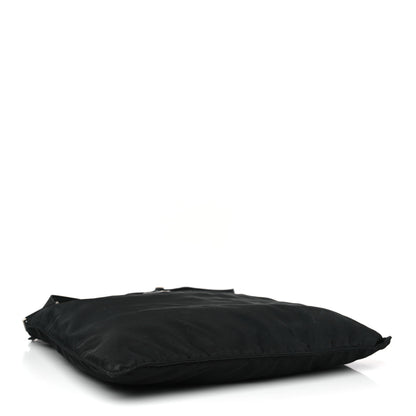 Prada Nylon Vela Flat Messenger Bag Black 3 of 7