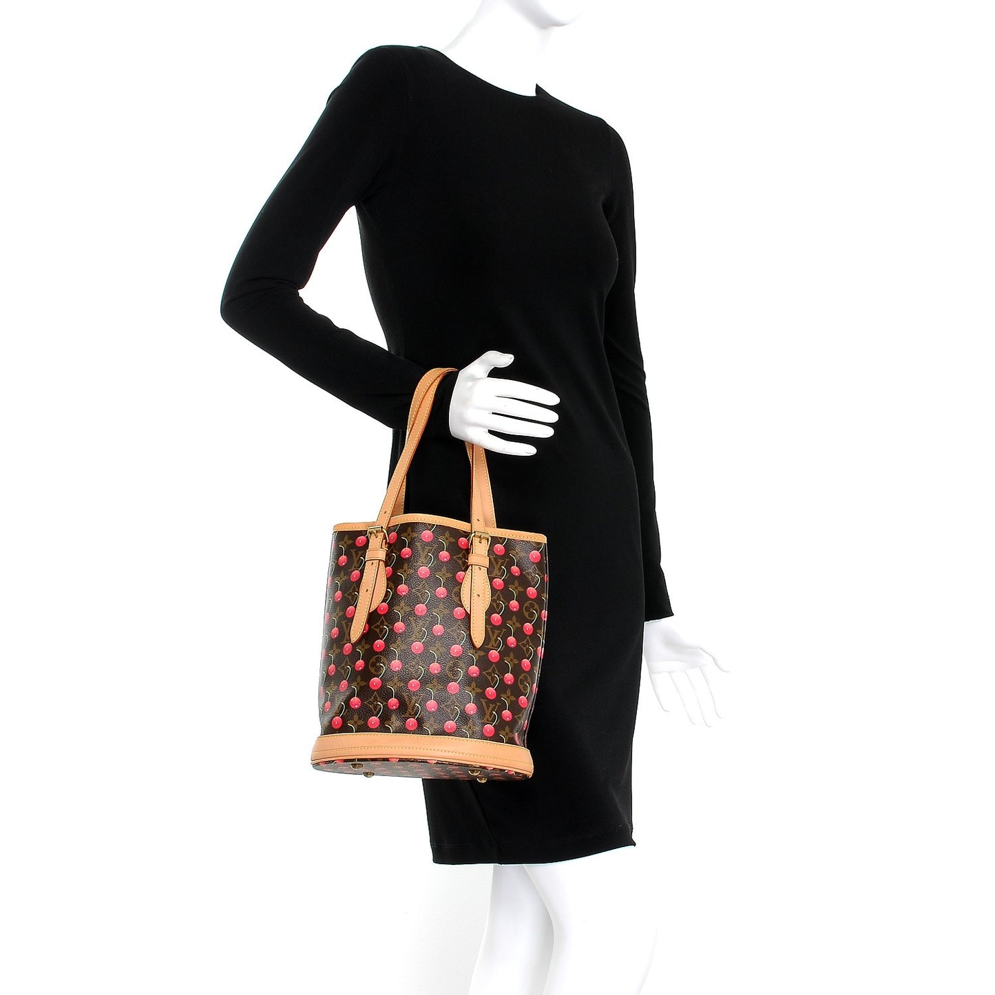 Monogram Cerises Bucket Bag