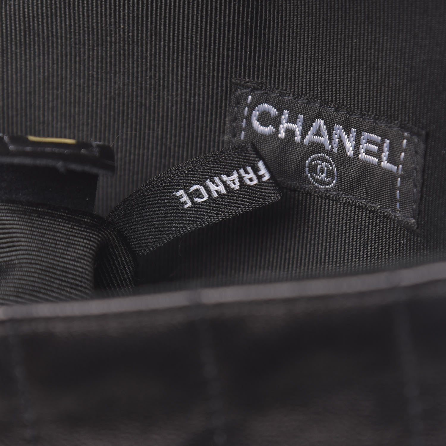 Chanel Lambskin Quilted Chocolate Bar Chain Belt Bag Clutch Black 7 of 13