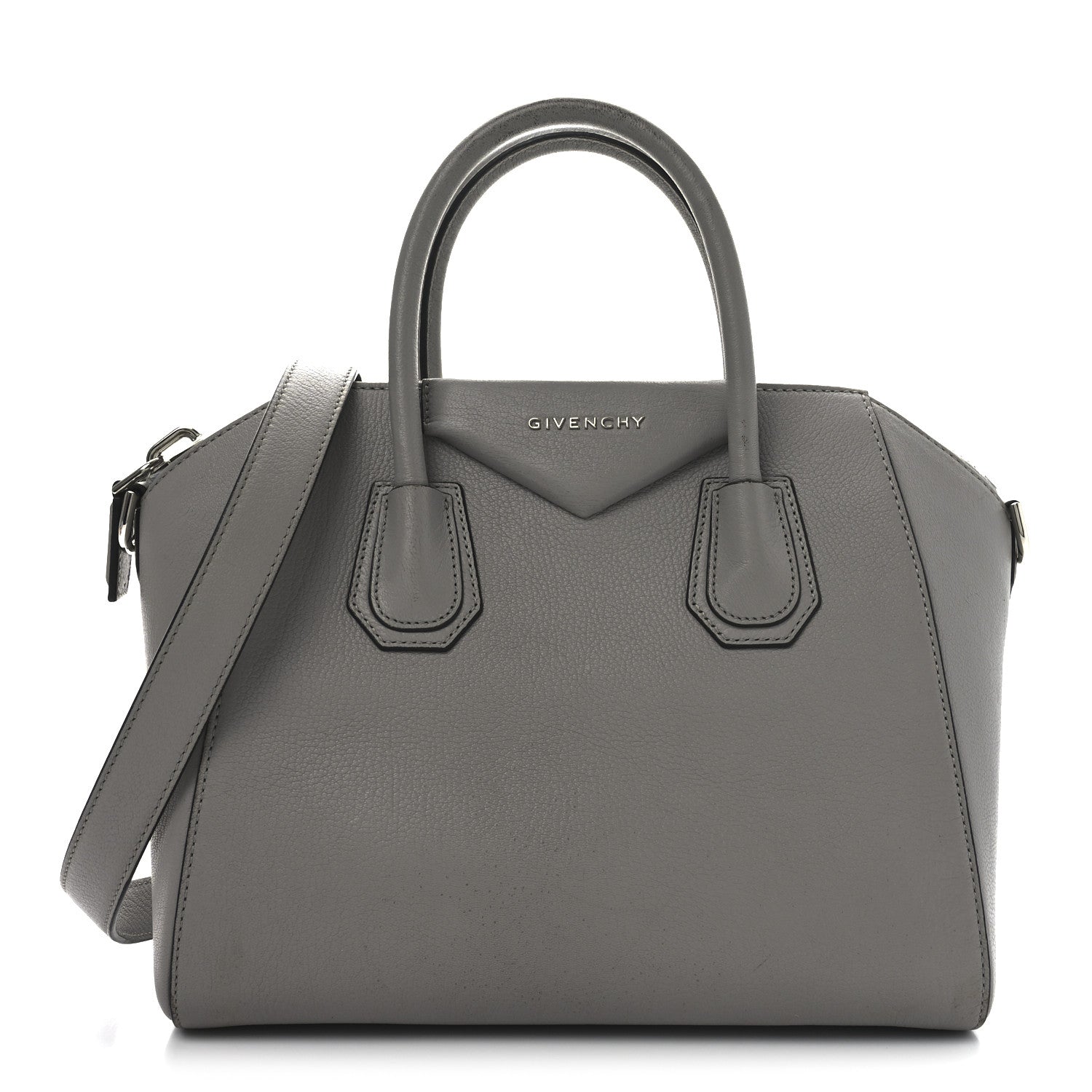 Givenchy Sugar Goatskin Small Antigona Pearl Grey 22 of 27