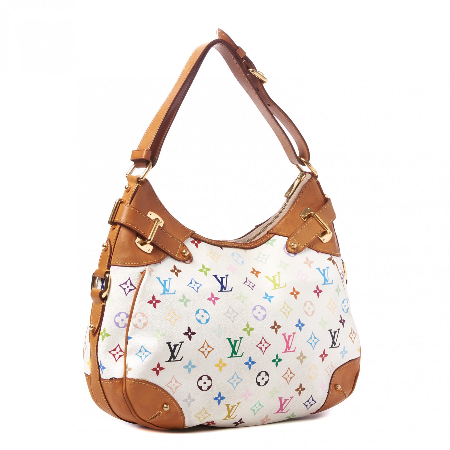 Monogram Multicolor Greta White