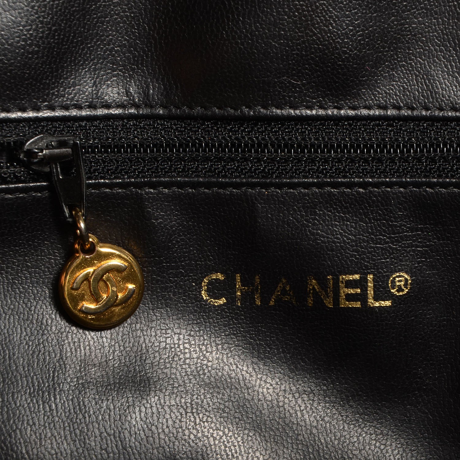 Chanel Lambskin Quilted Shoulder Bag Black 6 of 7