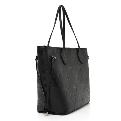 Louis Vuitton Empreinte Monogram Giant Neverfull MM Black 4 of 12