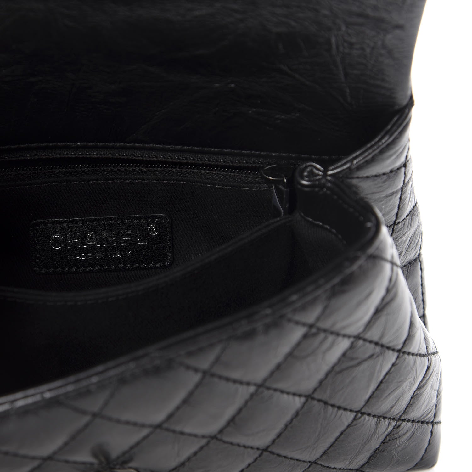 Chanel Aged Calfskin Quilted Mini Coco Handle Flap So Black 8 of 11