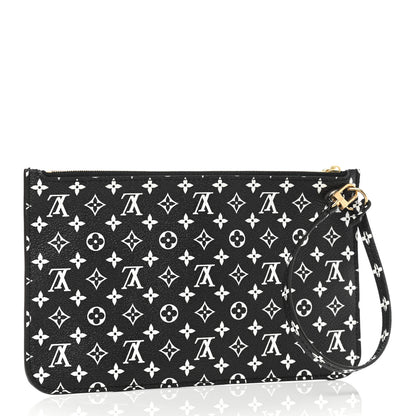 Louis Vuitton Monogram Giant Jungle Neverfull MM GM Pochette Black 3 of 7