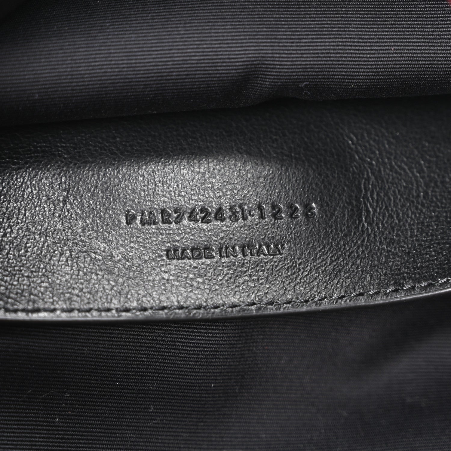 Saint Laurent Lambskin Matelasse Monogram Large Jamie 4.3 New Dark Bordeaux 7 of 10