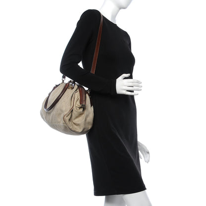 Gucci Monogram Cabinato Medium Sukey Boston Brown 2 of 7