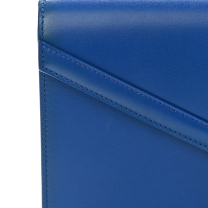 Saint Laurent Smooth Calfskin Monogram Cassandra Clasp Bag Blue Majorelle 15 of 15
