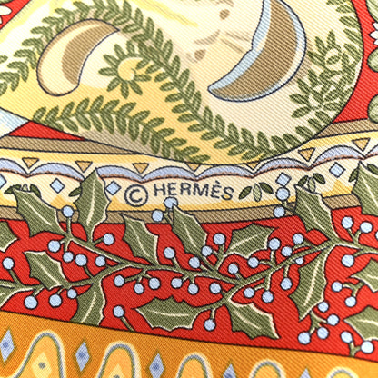 Hermes Silk Axis Mundi Scarf 90 4 of 5
