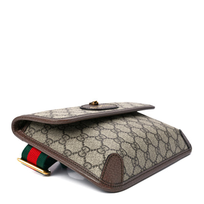 Gucci GG Supreme Monogram Neo Vintage Web Belt Bag Brown 4 of 12