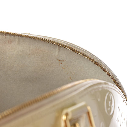Louis Vuitton Vernis Alma MM Blanc Corail 8 of 15