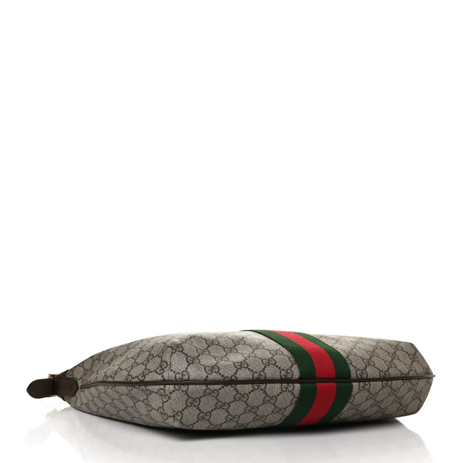 Gucci GG Supreme Monogram Web Ophidia Half Moon Hobo Brown 4 of 15