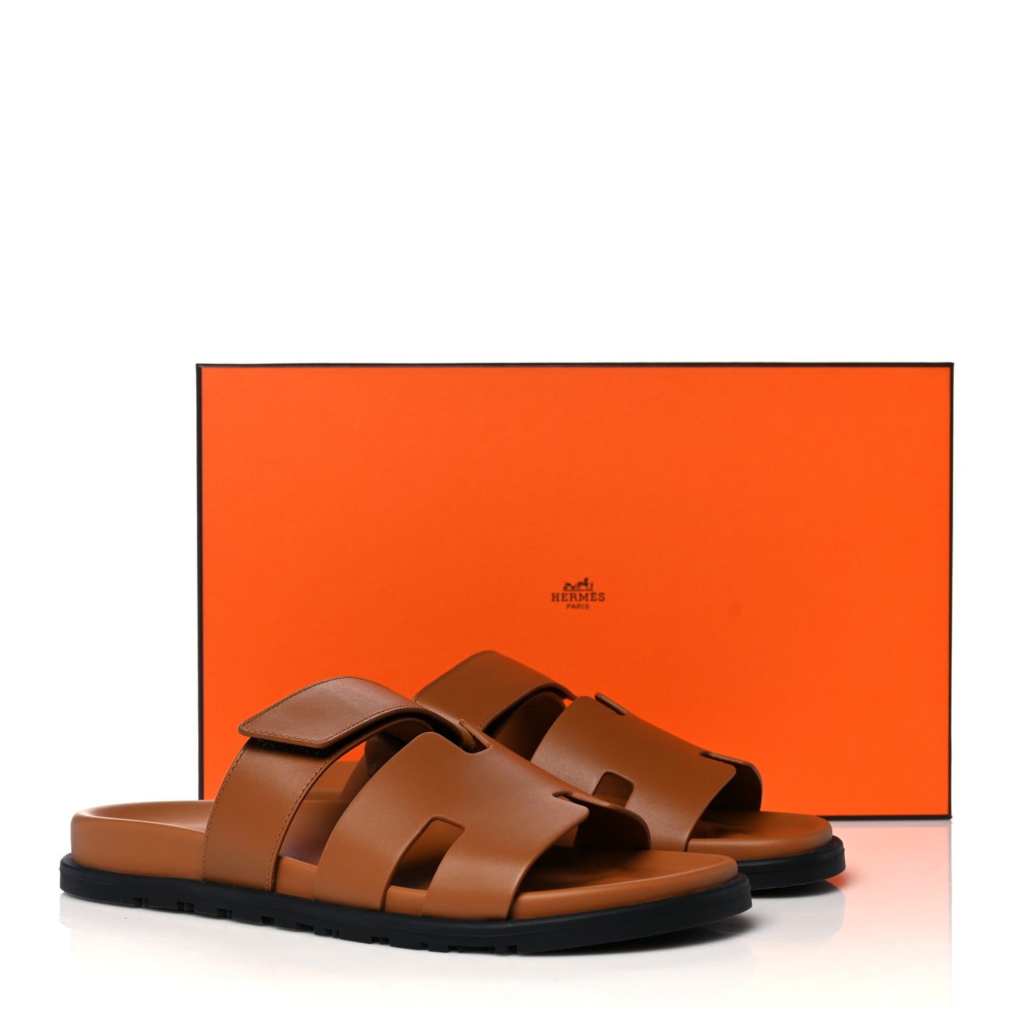 Calfskin Mens Chypre Sandals 42.5 Gold