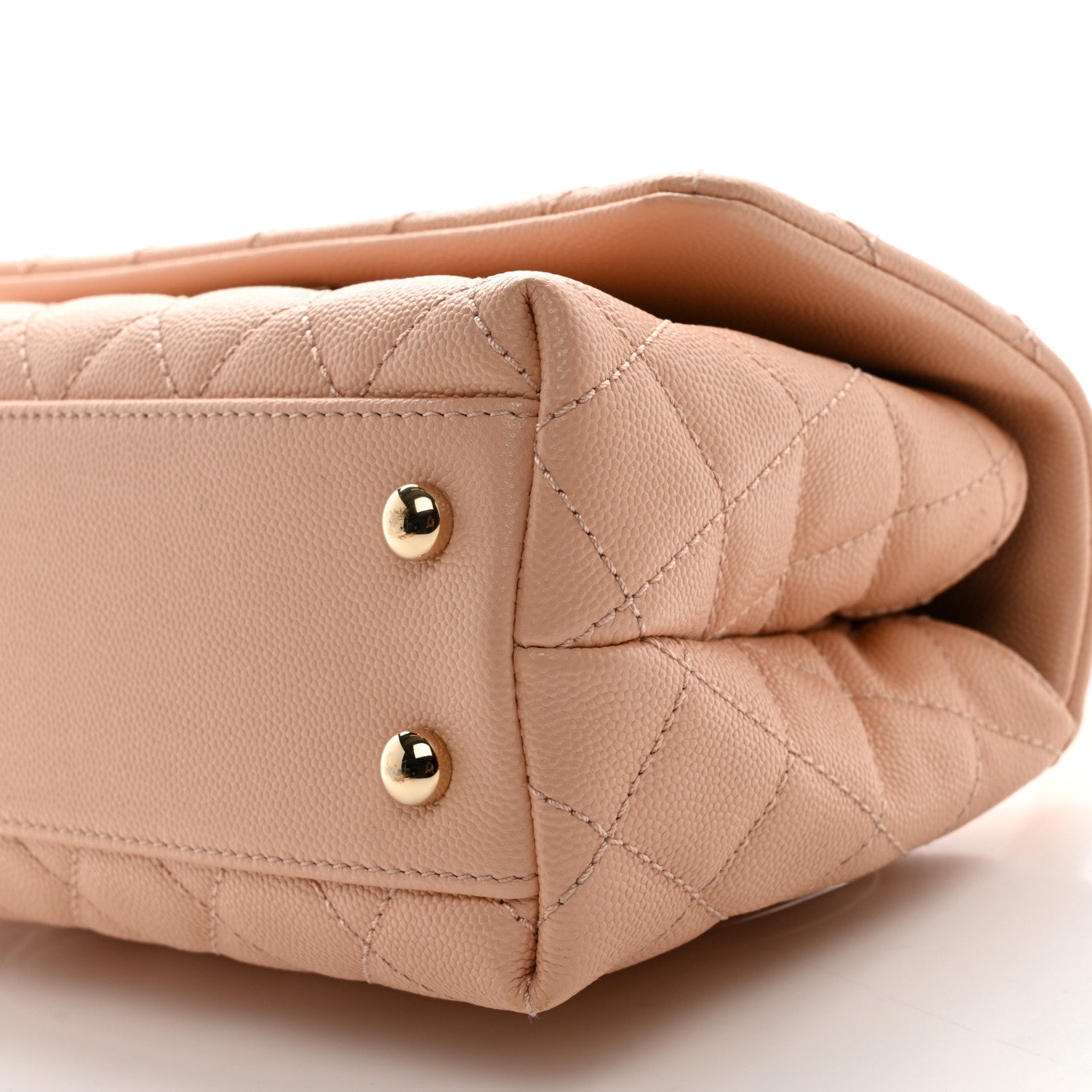 Chanel Caviar Quilted Mini Coco Handle Flap Light Pink 10 of 10