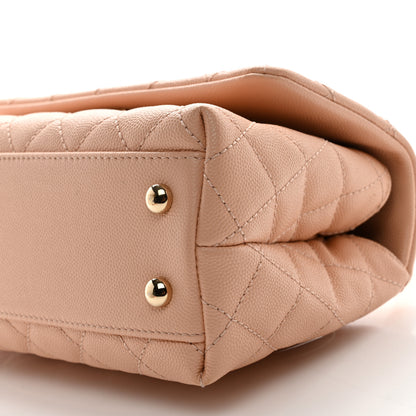 Chanel Caviar Quilted Mini Coco Handle Flap Light Pink 10 of 10