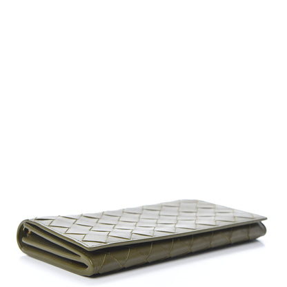 Bottega Veneta Nappa Intrecciato Continental Flap Wallet Mud 4 of 9