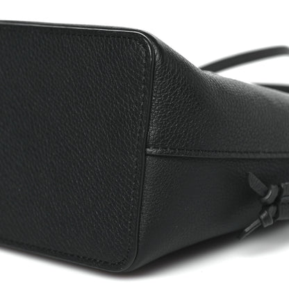 Louis Vuitton Calfskin Nano Lockme Bucket Black 9 of 9